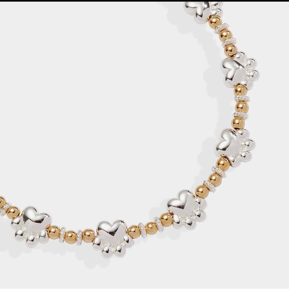 Alex and Ani Two-Tone Pet Paws Bead Bracelet - Womens Jewelry